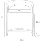 Load image into Gallery viewer, Calvin Counter Stool - Brindle