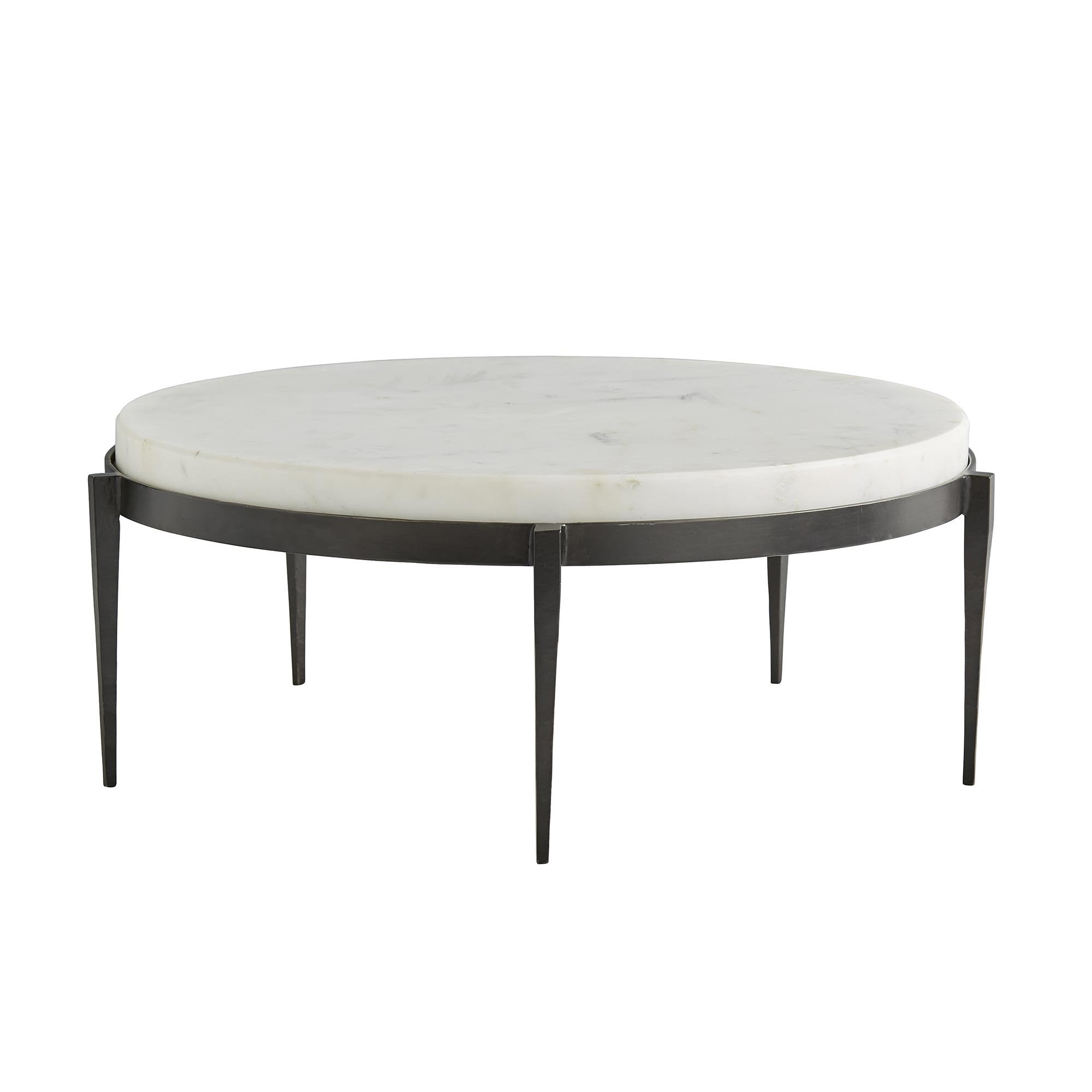 Kelsie Cocktail Table - White Marble