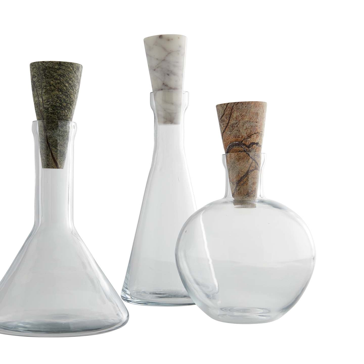 Oaklee Decanters, Set of 3