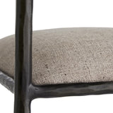 Load image into Gallery viewer, Barbana Bar Stool Pewter Texture