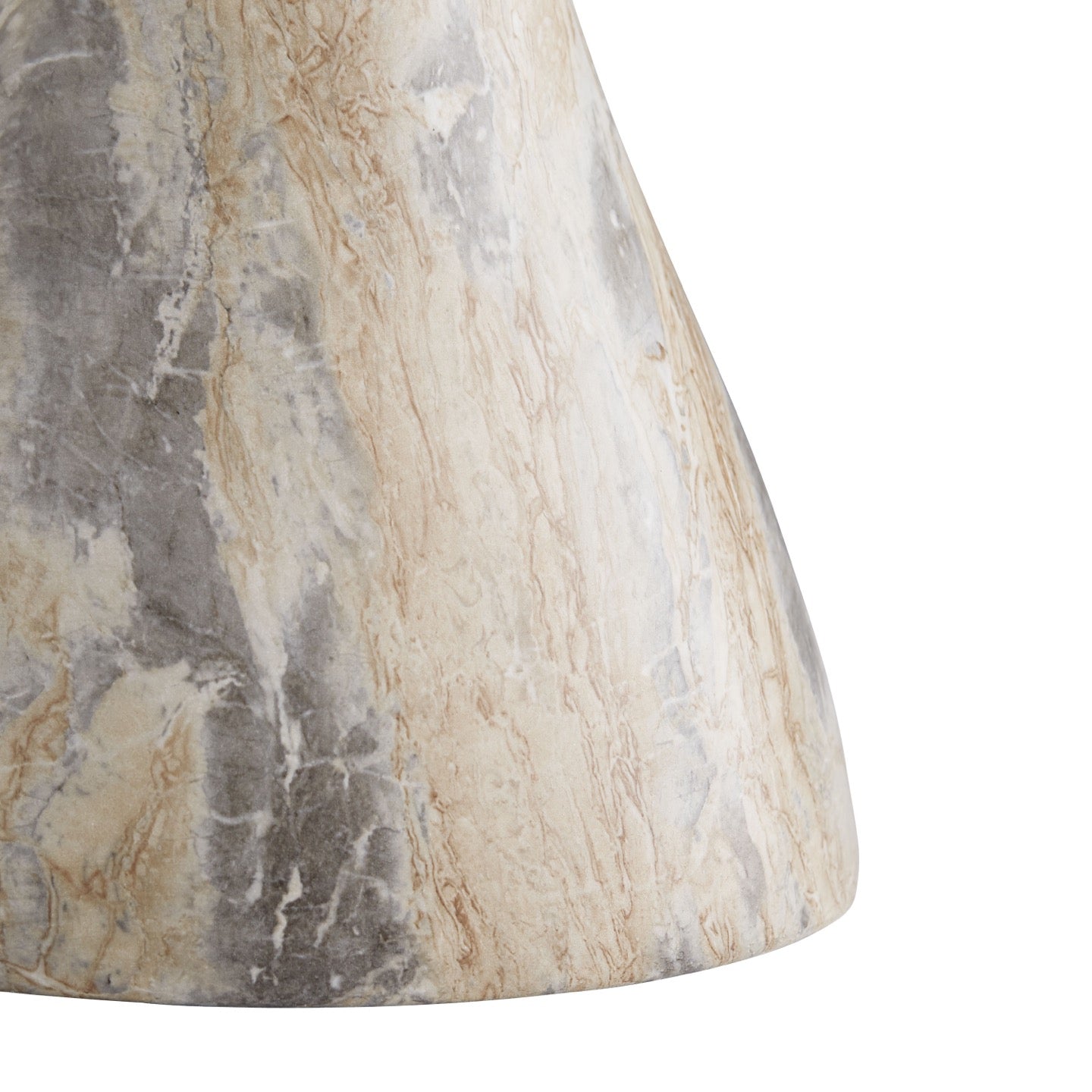 Serafina Small Accent Table - Sahara Faux Marble