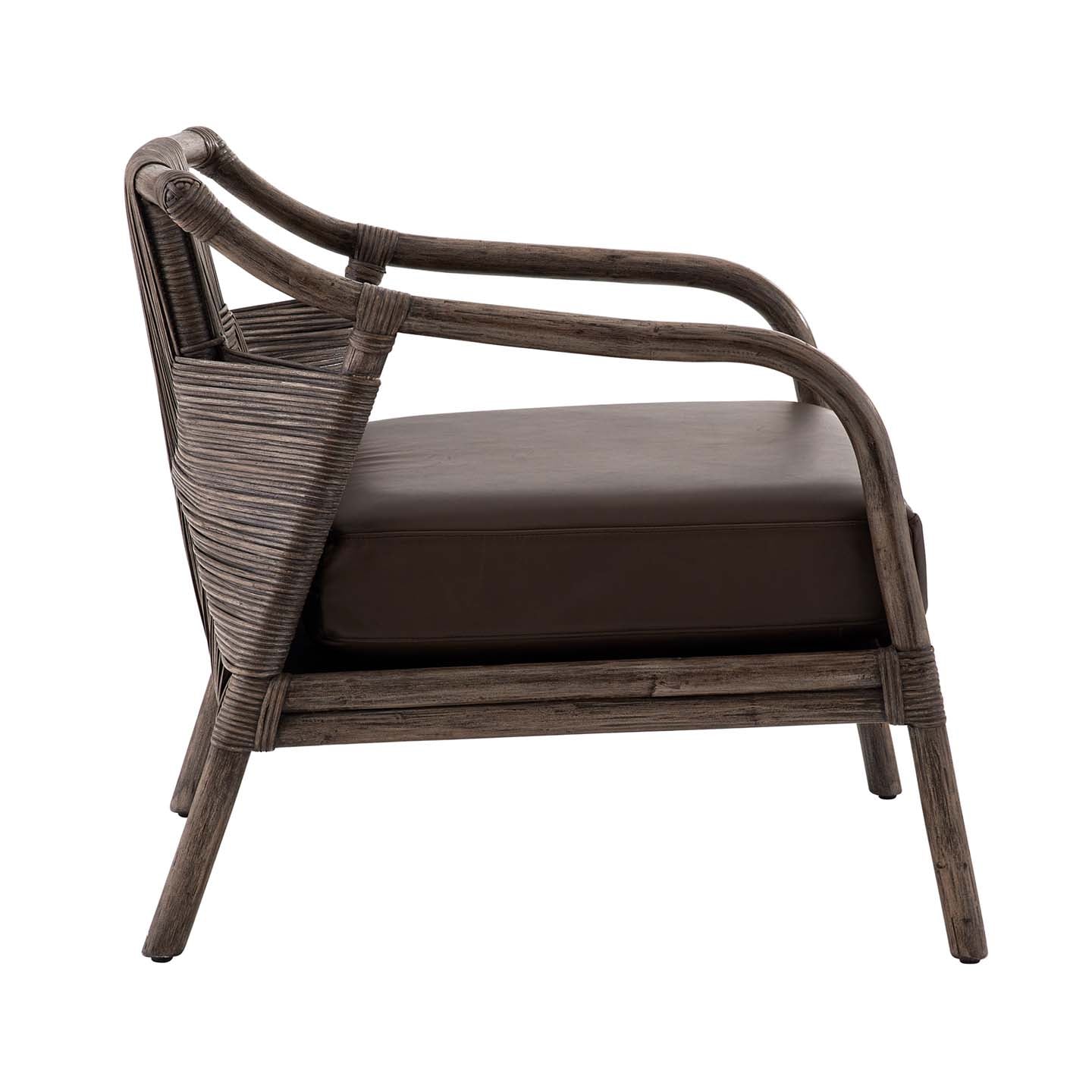 Newton Lounge Chair - Coal Leather