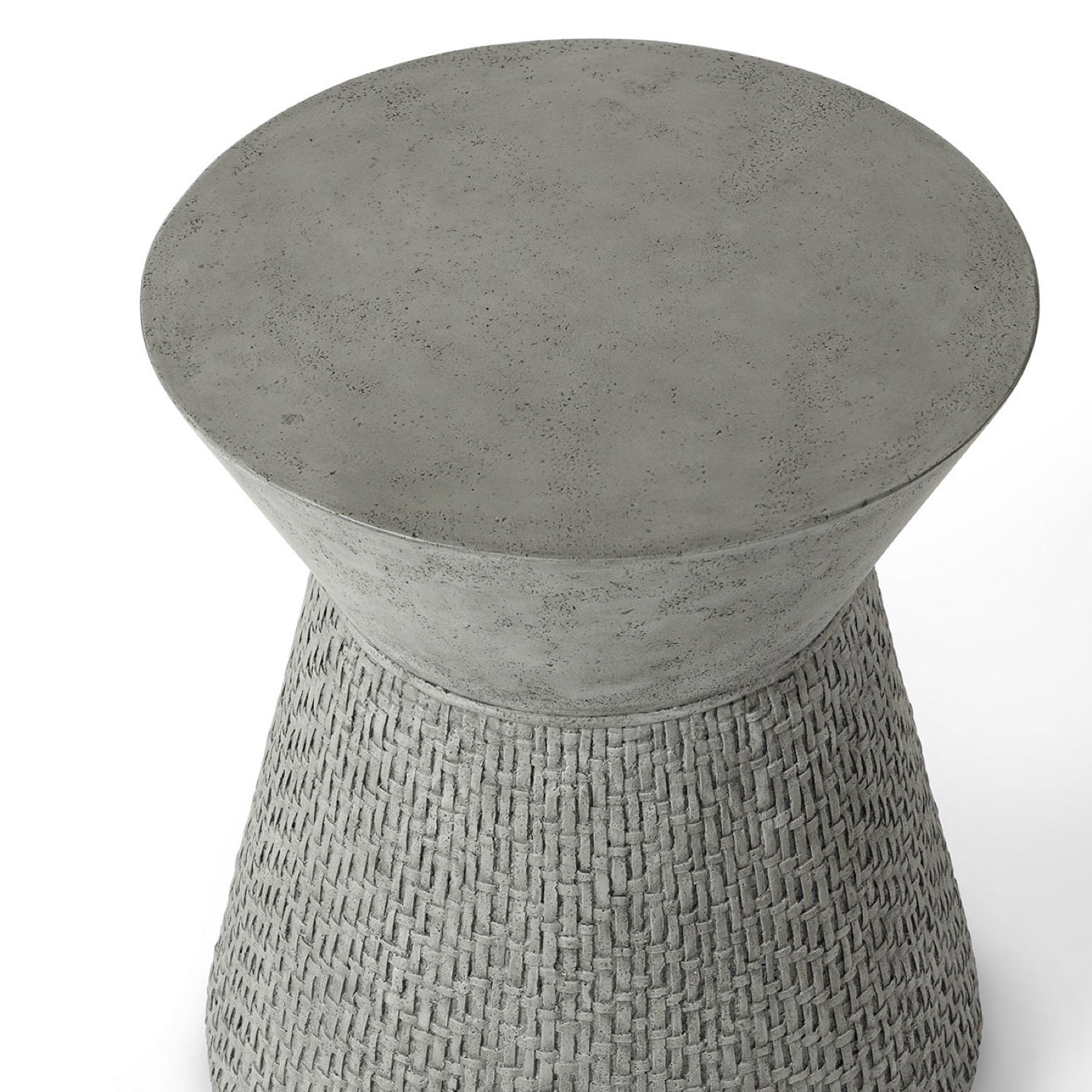 Acadia Outdoor Side Table, Grey