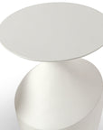 Chelsea Outdoor Side Table, Tall White