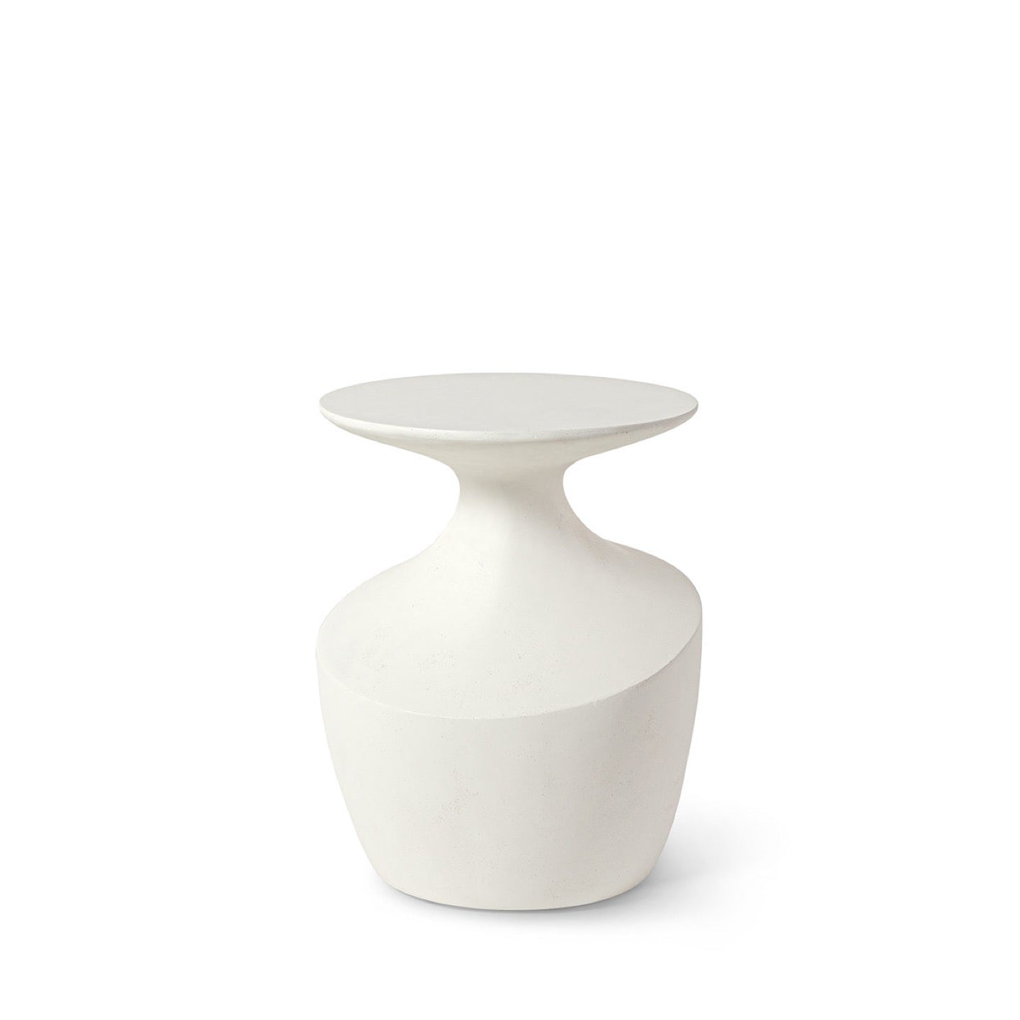 Chelsea Outdoor Side Table Short, White