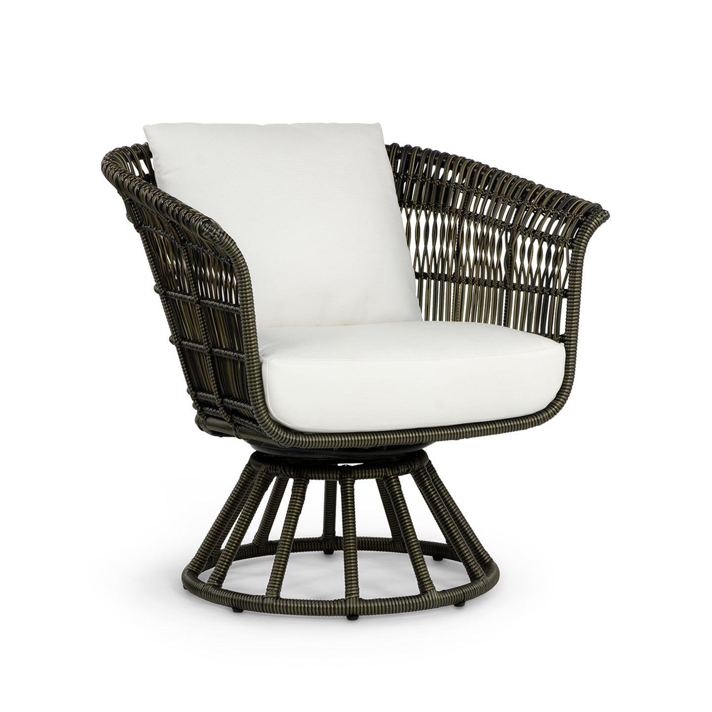 Trinidad Outdoor Swivel Lounge Chair With Flair