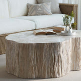 Load image into Gallery viewer, Camilla Fossilized Clam Table