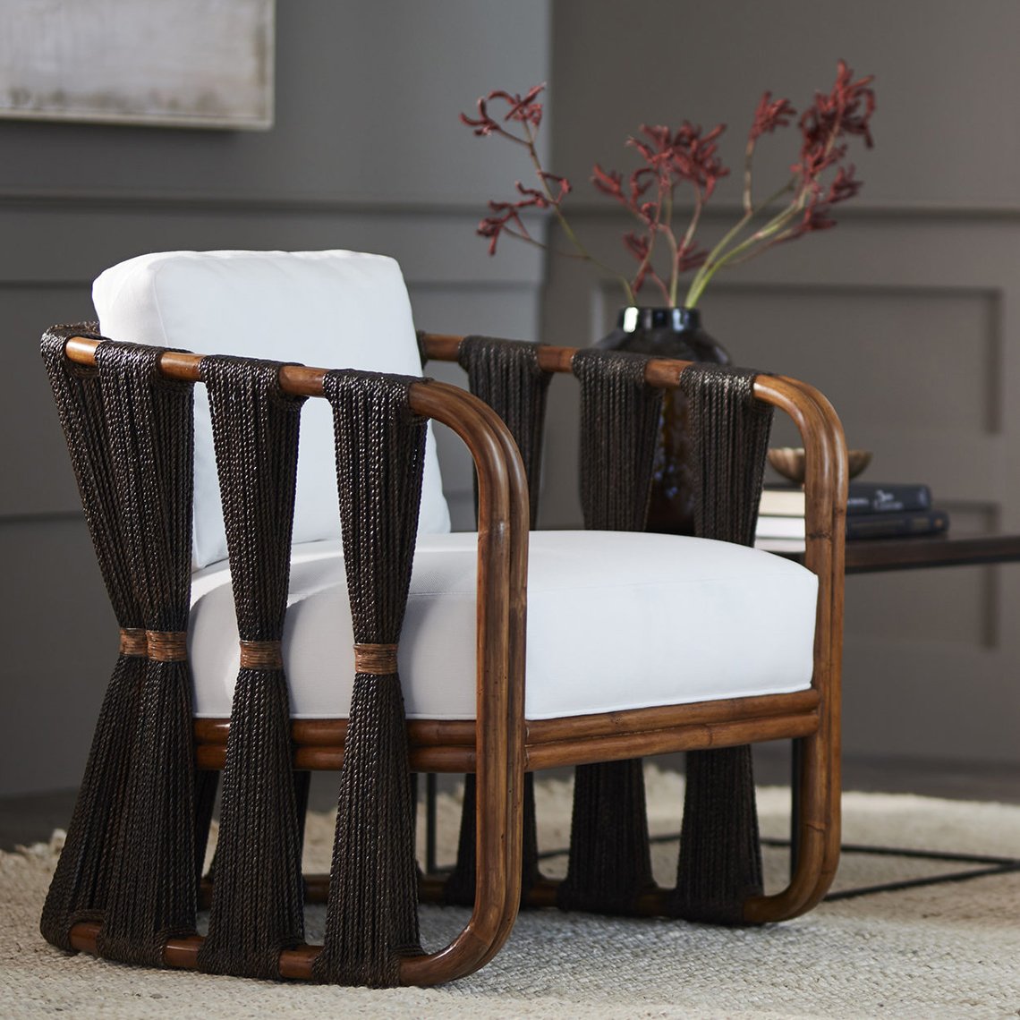 Strings Attached Lounge Chair, Dark – Boyd Blue