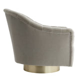 Load image into Gallery viewer, Springsteen Chair Flint Velvet Champagne Swivel