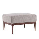 Load image into Gallery viewer, Laurette Ottoman - Moonlight Grid Chenille