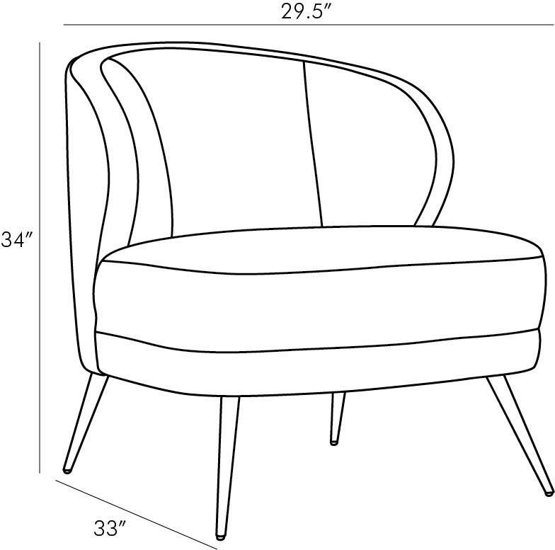 Kitts Chair Marigold Velvet