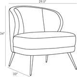 Load image into Gallery viewer, Kitts Chair Marigold Velvet