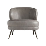 Load image into Gallery viewer, Kitts Chair Mineral Grey Leather