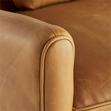 Load image into Gallery viewer, Vincent Sofa - Butterscotch Leather Dark Walnut