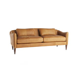 Load image into Gallery viewer, Vincent Sofa - Butterscotch Leather Dark Walnut