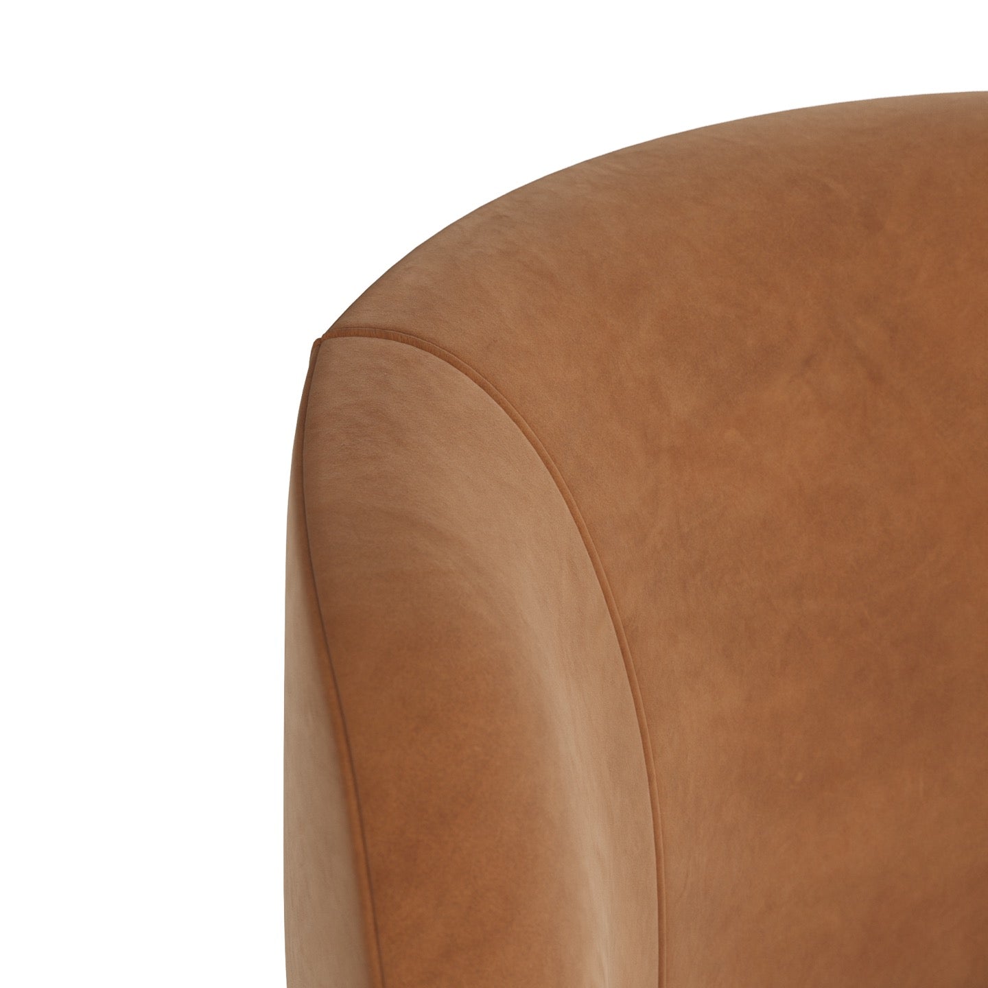 Poppy Chair Cider Velvet Champagne Swivel