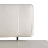 Load image into Gallery viewer, Tuck Bench Ivory Leather